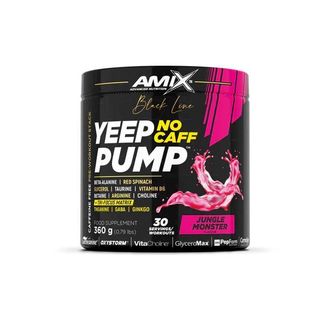Pre entreno | Yeep Pump Sin Cafeína | Amix